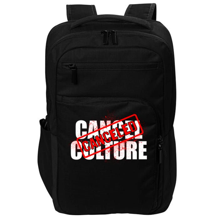 Cancel Culture Canceled Stamp Impact Tech Backpack