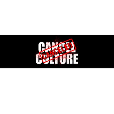 Cancel Culture Canceled Stamp Bumper Sticker