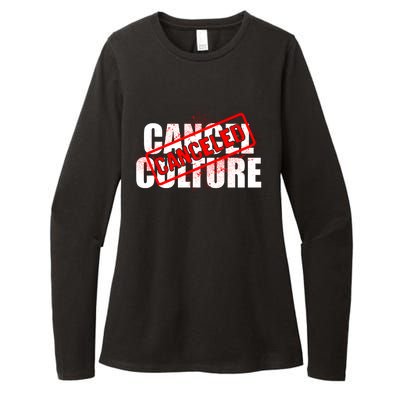 Cancel Culture Canceled Stamp Womens CVC Long Sleeve Shirt