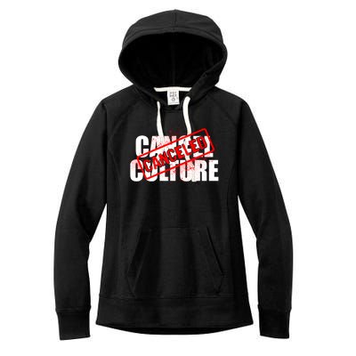 Cancel Culture Canceled Stamp Women's Fleece Hoodie