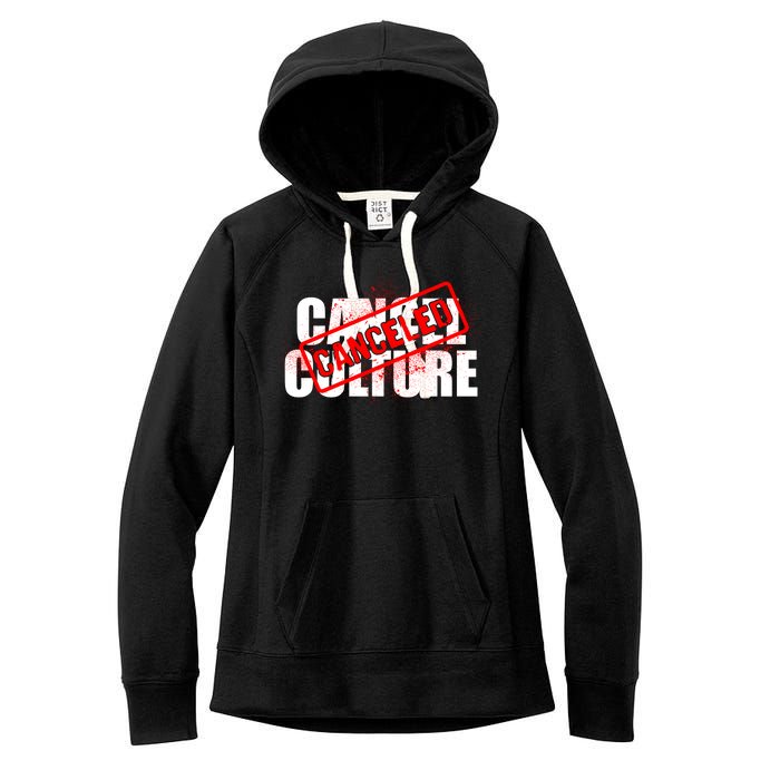 Cancel Culture Canceled Stamp Women's Fleece Hoodie