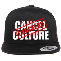 Cancel Culture Canceled Stamp Flat Bill Trucker Hat