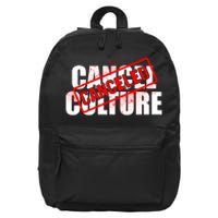 Cancel Culture Canceled Stamp 16 in Basic Backpack