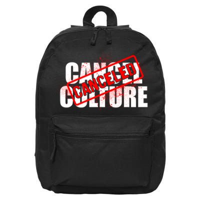 Cancel Culture Canceled Stamp 16 in Basic Backpack