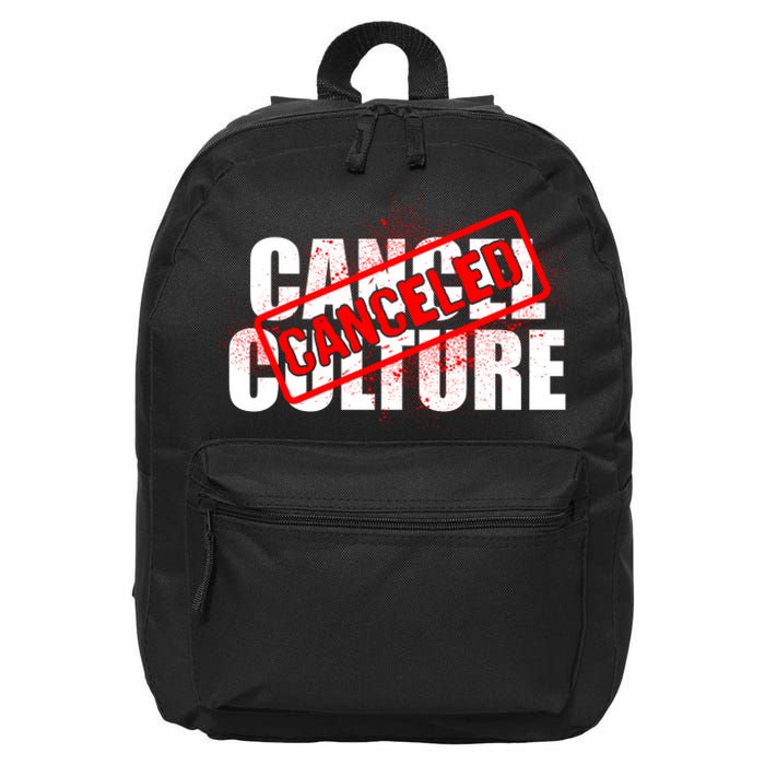 Cancel Culture Canceled Stamp 16 in Basic Backpack