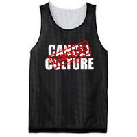 Cancel Culture Canceled Stamp Mesh Reversible Basketball Jersey Tank