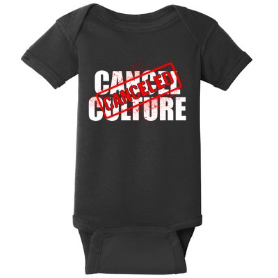 Cancel Culture Canceled Stamp Baby Bodysuit