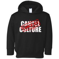 Cancel Culture Canceled Stamp Toddler Hoodie