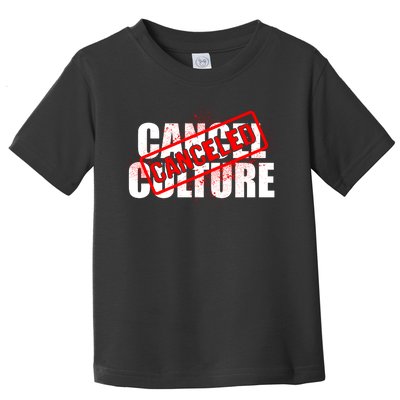 Cancel Culture Canceled Stamp Toddler T-Shirt