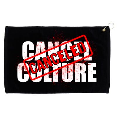 Cancel Culture Canceled Stamp Grommeted Golf Towel