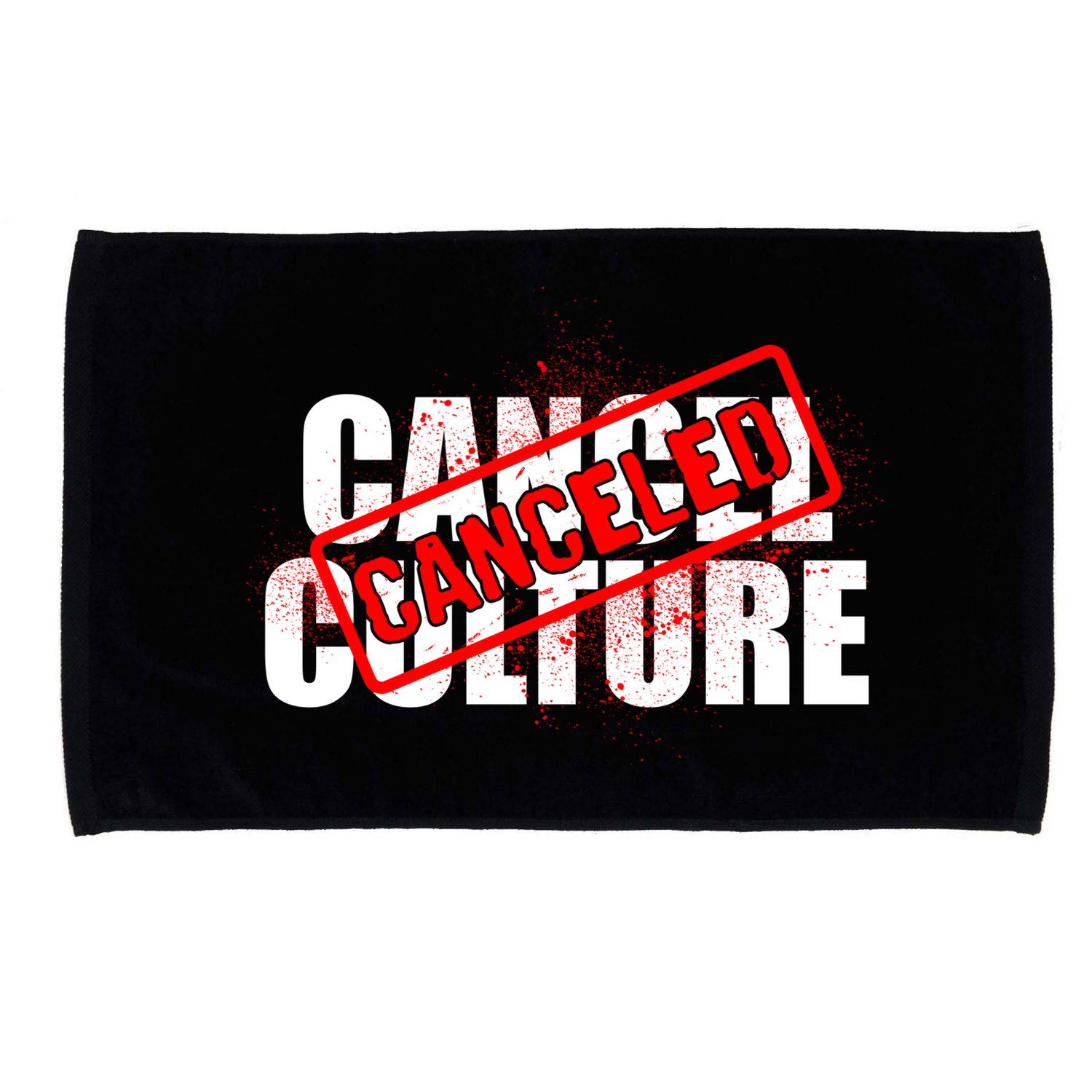 Cancel Culture Canceled Stamp Microfiber Hand Towel