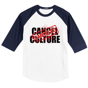 Cancel Culture Canceled Stamp Baseball Sleeve Shirt