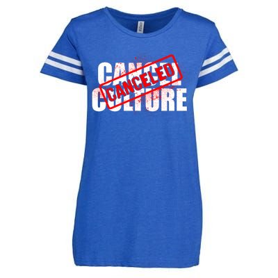 Cancel Culture Canceled Stamp Enza Ladies Jersey Football T-Shirt