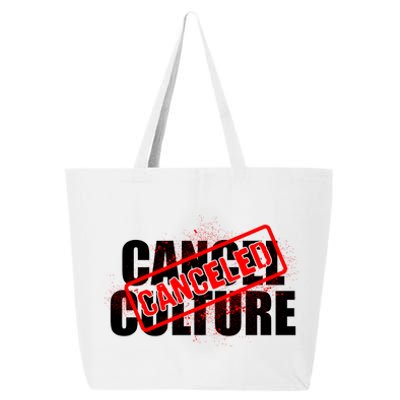 Cancel Culture Canceled Stamp 25L Jumbo Tote