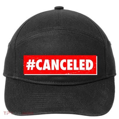 #Canceled Banner 7-Panel Snapback Hat
