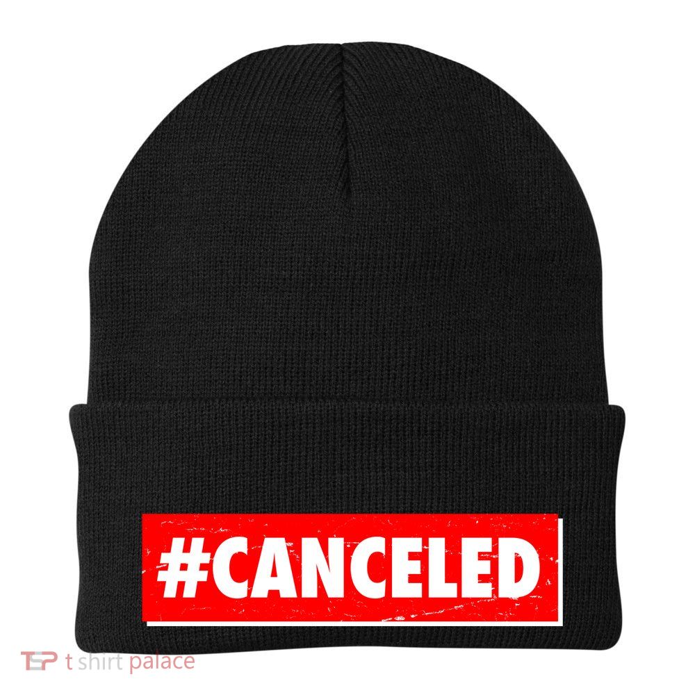 #Canceled Banner Beanie