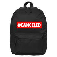 #Canceled Banner 16 in Basic Backpack