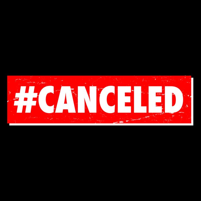 #Canceled Banner Cropped Pullover Crew