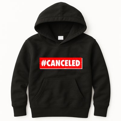#Canceled Banner Kids Hoodie