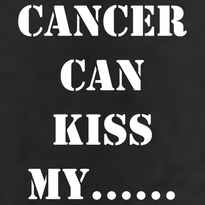 Cancer can Kiss My 7 Panel Mesh Trucker Snapback Hat