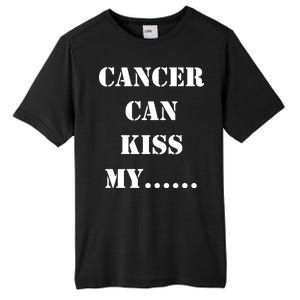 Cancer can Kiss My Tall Fusion ChromaSoft Performance T-Shirt