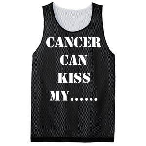 Cancer can Kiss My Mesh Reversible Basketball Jersey Tank