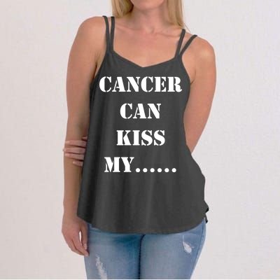 Cancer can Kiss My Women's Strappy Tank