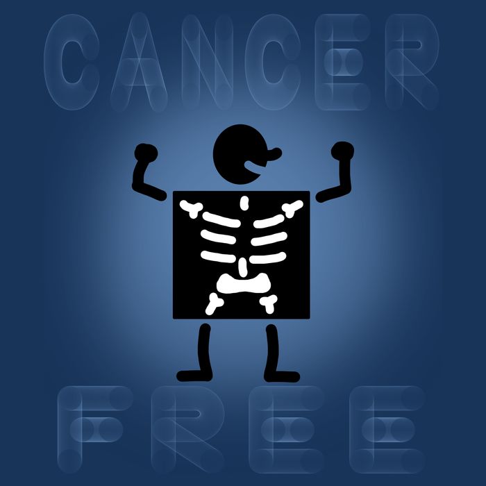 Cancer Free Flat Bill Trucker Hat