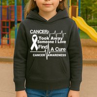 Cancer Took Away Someone I Love Kids Hoodie
