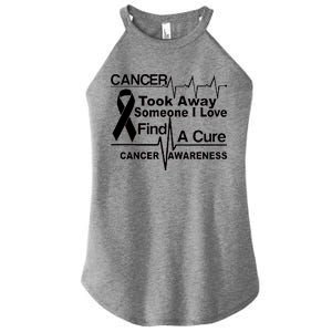 Cancer Took Away Someone I Love Women’s Perfect Tri Rocker Tank