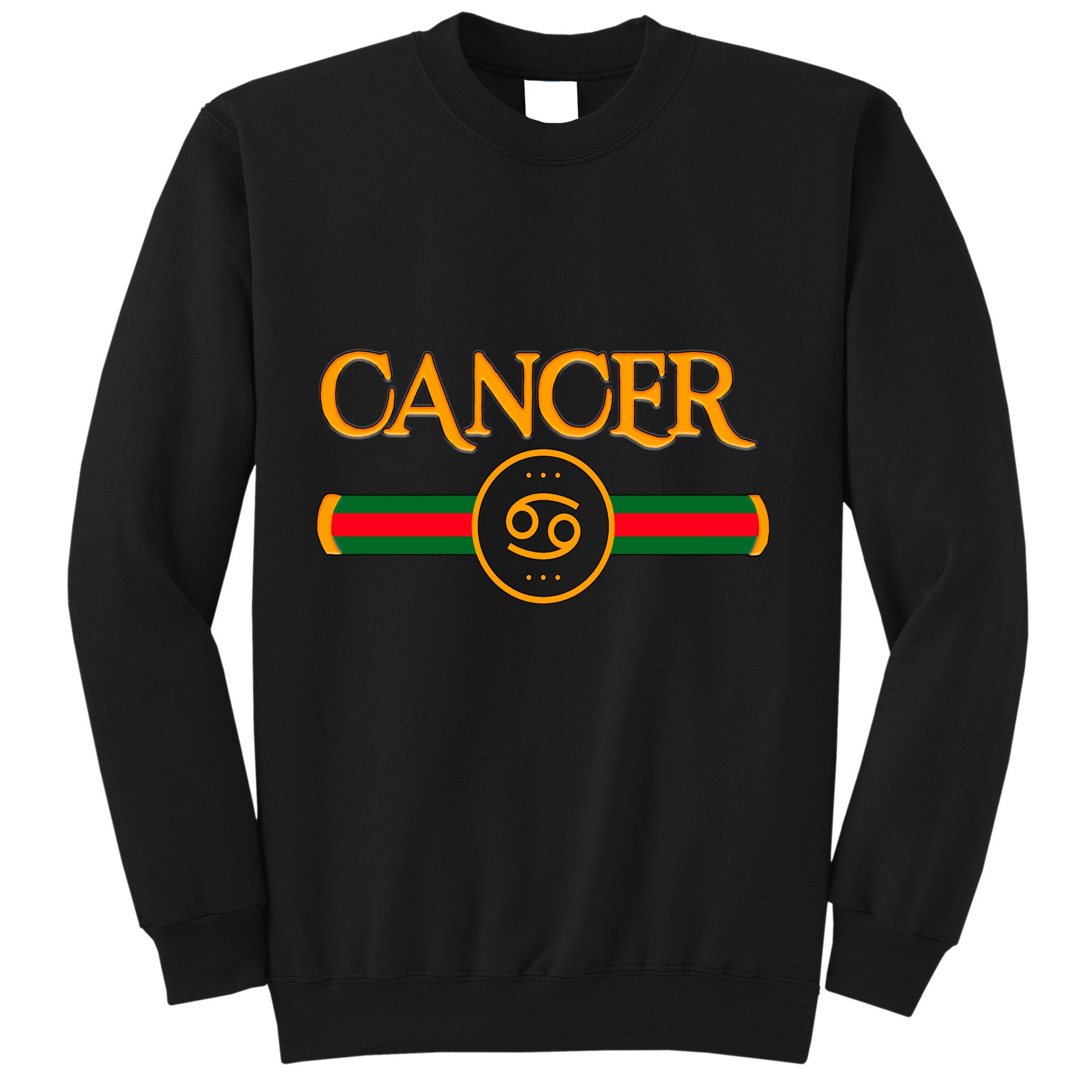 Cancer Zodiac Birthday Golden Icon Sweatshirt
