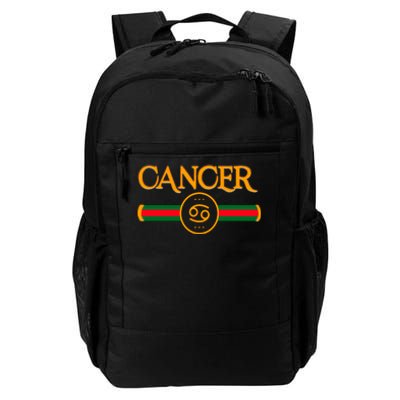 Cancer Zodiac Birthday Golden Icon Daily Commute Backpack