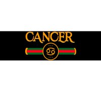 Cancer Zodiac Birthday Golden Icon Bumper Sticker