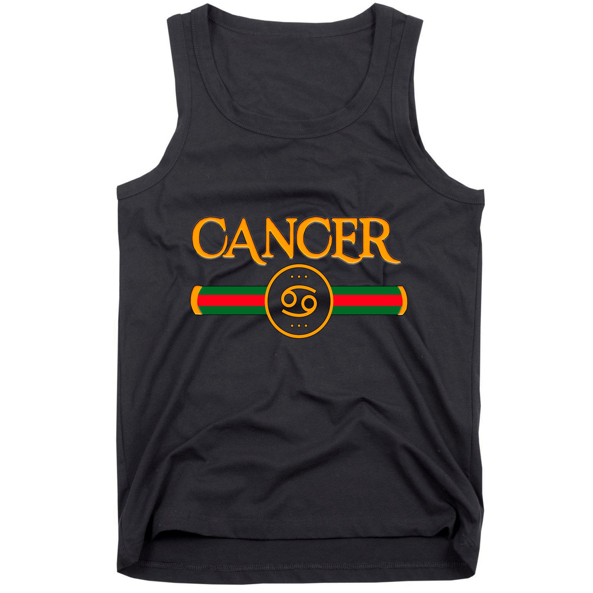Cancer Zodiac Birthday Golden Icon Tank Top