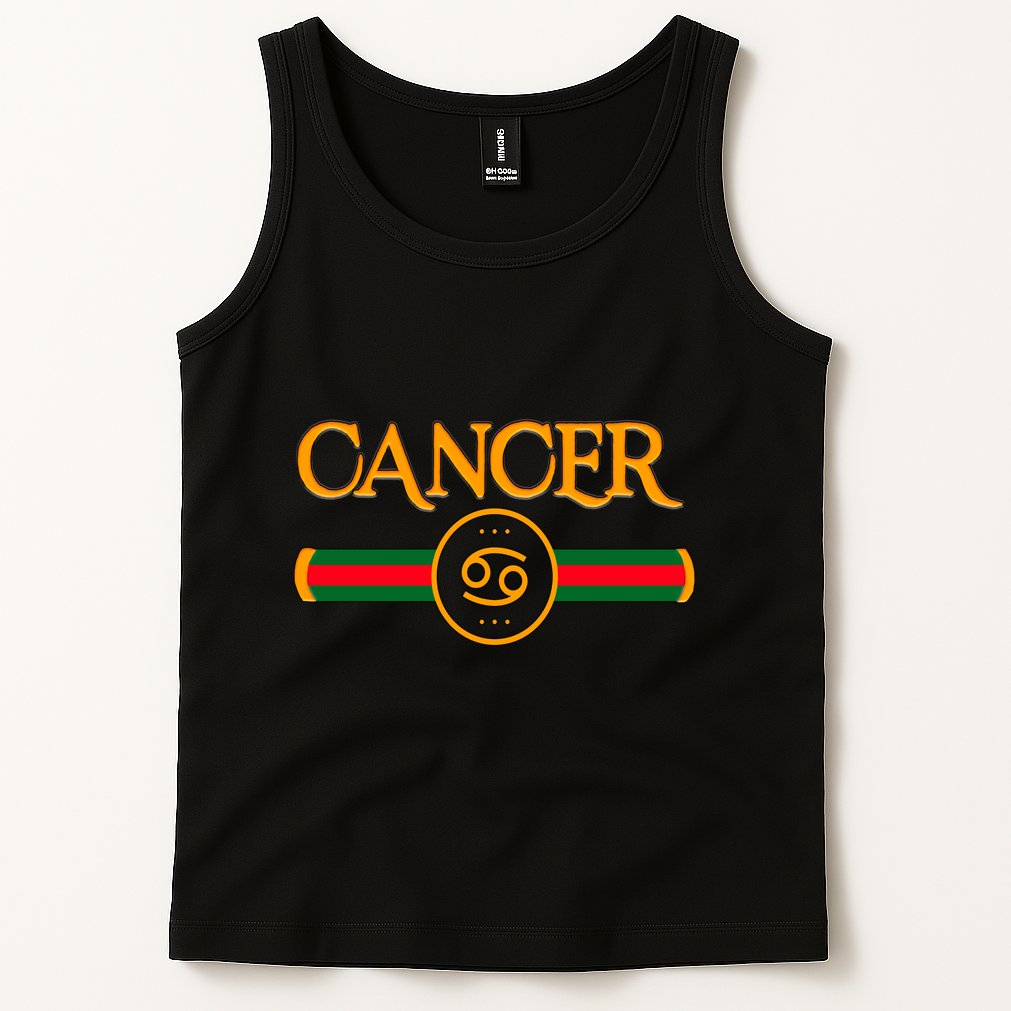 Cancer Zodiac Birthday Golden Icon Tank Top