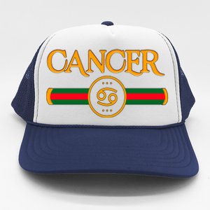 Cancer Zodiac Birthday Golden Icon Trucker Hat