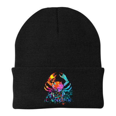 Cancer Zodiac Sign Crab Colorful Beanie