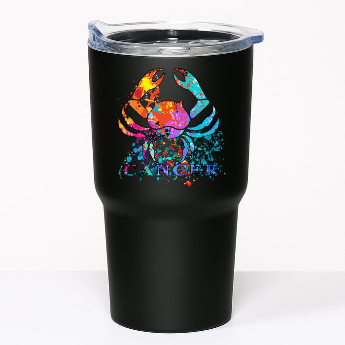 Cancer Zodiac Sign Crab Colorful Tumbler