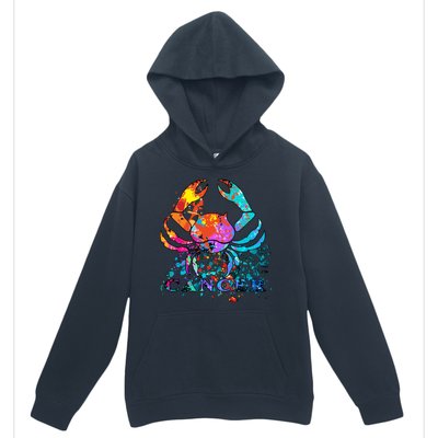 Cancer Zodiac Sign Crab Colorful Urban Pullover Hoodie