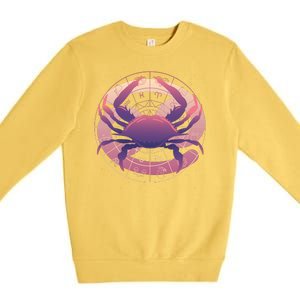 Cancer Zodiac Symbol Premium Crewneck Sweatshirt