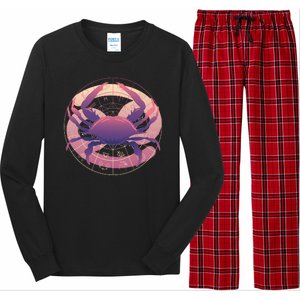 Cancer Zodiac Symbol Long Sleeve Pajama Set