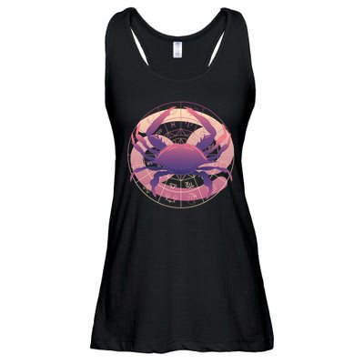 Cancer Zodiac Symbol Ladies Essential Flowy Tank