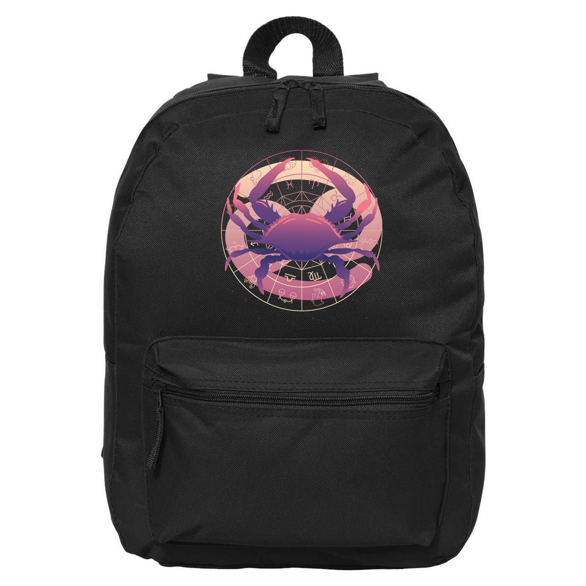 Cancer Zodiac Symbol 16 in Basic Backpack