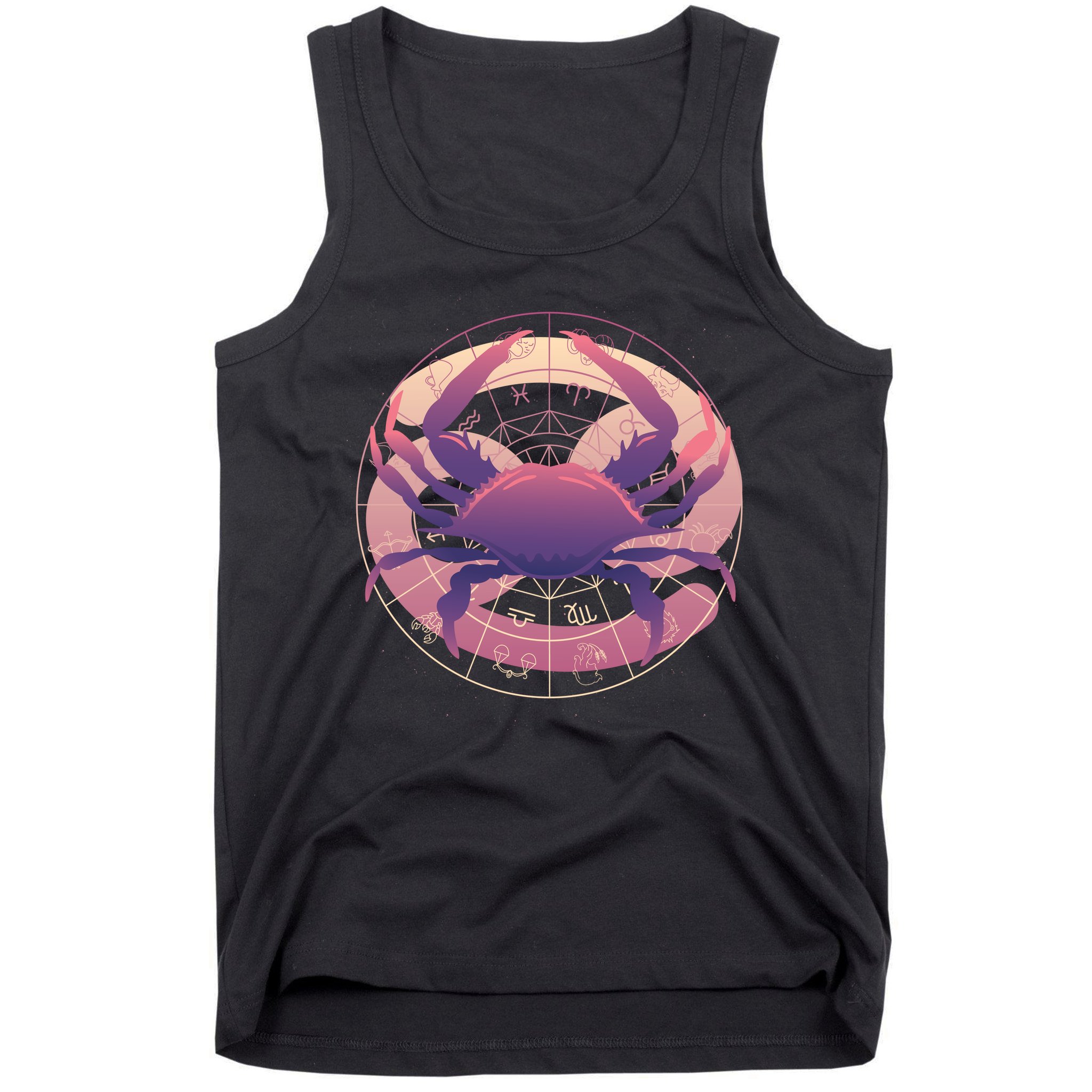 Cancer Zodiac Symbol Tank Top