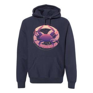 Cancer Zodiac Symbol Premium Hoodie