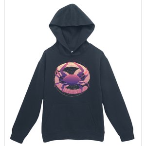 Cancer Zodiac Symbol Urban Pullover Hoodie