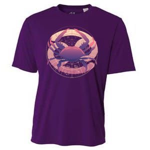 Cancer Zodiac Symbol Cooling Performance Crew T-Shirt