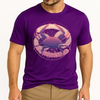 Cancer Zodiac Symbol Cooling Performance Crew T-Shirt