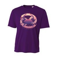 Cancer Zodiac Symbol Performance Sprint T-Shirt