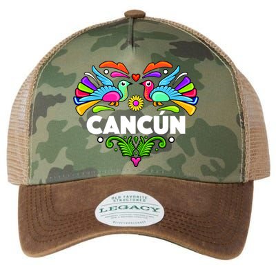 Cancun Artistic Heart Legacy Tie Dye Trucker Hat